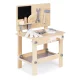ECOTOYS Wooden Kids Workbench with Tools Playset