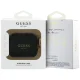 Ausinių dėklas Guess Apple AirPods Pro 3 Silicone Glitter Ring, juodas