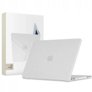 Tech-Protect SmartShell dėklas MacBook Neo 13" 2026 (A3404), skaidrus su blizgučiais