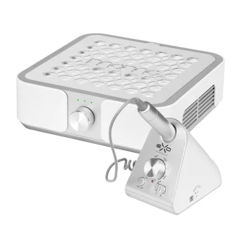 MOMO P30 60W dulkių surinkėjas ir Exo Silent SX7 freza, balti