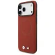 BMW M FW Metal Logo MagSafe dėklas iPhone 17 Pro Max telefonui, raudonas
