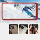 Dėklas Samsung Galaxy A42 5G Hybrid Armor Clear 3 in 1, raudonas