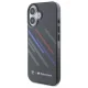 BMW Motosport IML Random Stripes iPhone 16 Plus dėklas, juodas
