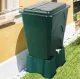 Kvadratinė vandens talpykla su dangčiu ir jungčių rinkiniu, 240 l, žalia
