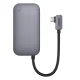 Baseus PadJoy 6in1 USB-C šakotuvas telefonui ir planšetei, tamsiai pilkas
