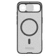 Nillkin iPhone 17 Air dėklas CamShield Pro Magnetic, skaidri juoda