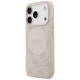 Guess dėklas iPhone 17 Pro telefonui 4G Circle Classic Logo MagSafe, rožinis