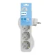 Philips ilgintuvas su 3 Schuko lizdais, 1.5m, 10A, baltas