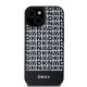 DKNY dėklas iPhone 15 / 14 / 13 su MagSafe, juodas