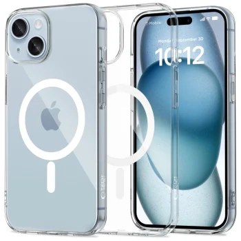 Tech-Protect FlexAir MagSafe dėklas iPhone 15 telefonui, skaidrus