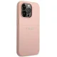 Guess Saffiano Strap Case for Apple iPhone 14 Pro Max, Pink