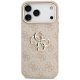 Guess 4G Big 4G Classic Logo dėklas iPhone 17 Pro Max, rožinio aukso