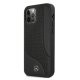 Mercedes dėklas iPhone 12 Pro Max telefonui Perforated Area, juodas