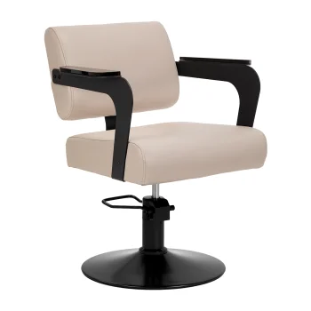 Kirpyklos kėdė Hair System Jet Latte, smėlio spalvos