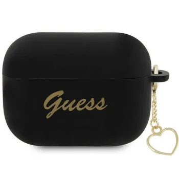 Guess AirPods Pro 2 Silicone Case GUAP2LSCHSK Black