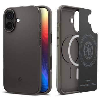 Spigen Thin Fit MagSafe dėklas telefonui iPhone 17, pilkas