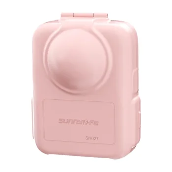 Sunnylife SN027 pusiau atviras apsauginis dėklas DJI Osmo 360, rožinis