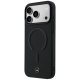 Mercedes Leather 3D MagSafe dėklas telefonui iPhone 17 Pro, juodas