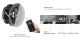 Įleidžiami lubiniai garsiakalbiai 6.5\'\' 2x30W Wi-Fi (aktyvi + pasyvi pora), balti