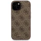 Guess iPhone 15 dėklas ir 5000mAh MagSafe išorinė baterija, rudas