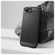 Spigen Rugged Armor Mag dėklas iPhone 16e telefonui, matinė juoda