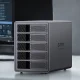 Orico 9858T3 5 skyrių DAS diskų masyvas su Thunderbolt 3, pilkas