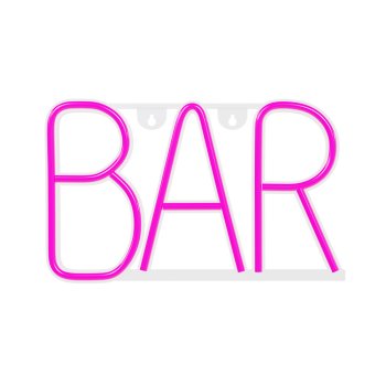Forever Light Bat Neon Sign LED Wall Decor Light FLNE24, Pink