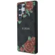 Guess Leather 4G Flowers MagSafe dėklas Samsung Galaxy S25 Ultra, juodas