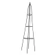 LUARO Garden Obelisk Trellis for Climbing Plants Metal Rose Pyramid Support Stand