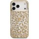 Guess Leopard Glitter MagSafe Case for iPhone 17 Pro Max, Brown