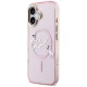 Karl Lagerfeld IML Choupettes Karl Script Logo MagSafe dėklas iPhone 17, rožinis
