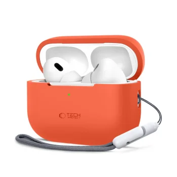 Tech-Protect silikoninis dėklas Apple AirPods Pro 1 / 2, oranžinis