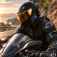 Y8X motociklo šalmo domofonas su Mesh iki 8 naudotojų, juodas