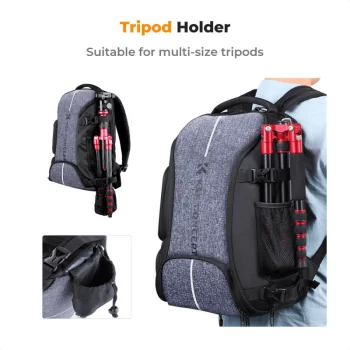 K&F Concept fotoaparato kuprinė 25 L, juoda