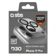 SBS apsauginis kameros stiklas iPhone 17 Pro su D3O technologija