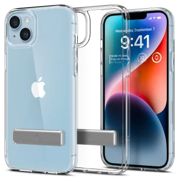 Spigen Ultra Hybrid S dėklas skirtas iPhone 14 Plus, Skaidrus