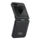 Audi dirbtinės odos dėklas „Samsung Galaxy Z Flip 6“ su „MagSafe“, juodas