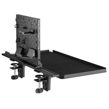 Stalo praplatinimo lentyna su pakaba NanoRS RS174, 20kg, juoda