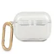 Guess GUAPUCG4GT Glitter Collection AirPods Pro dėklas, skaidrus