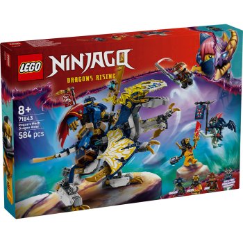 LEGO NINJAGO 71843 Rogues Mech Dragon Rider konstravimo rinkinys
