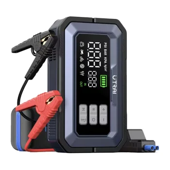 UTRAI JS30 automobilio užvediklis su kompresoriumi ir OBD2 skaitytuvu 1600 A 16000 mAh