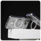 Dėklas CARE by PanzerGlass Feature Kickstand, skirtas iPhone 16 Pro permatomas / sidabrinis