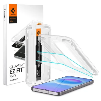 Apsauginis stiklas Spigen Glas.tR EZ Fit Pro, Samsung Galaxy A57 5G, 2 vnt.