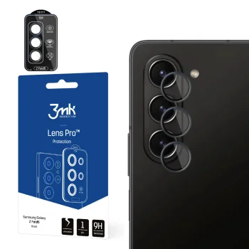 3Mk Lens Protection Pro kameros stiklas Samsung Galaxy Z Fold 5, juodas