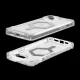 UAG Plyo MagSafe dėklas, skirtas iPhone 15 Plus, skaidrus / sidabrinis