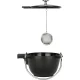 Ketaus arbatinukas Staub 1,15 l, apvalus, juodas