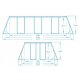 Bestway 56441 karkasinis baseinas 404x201x100 cm su siurbliu