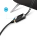 Tinklo plokštė Ugreen 30985 skirta Chromecast micro USB / USB-A 100 Mb/s 1 m, juoda