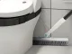 Floor scrubbing brush squeegee water scrubber powerful 2-in-1