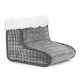 ModernHome Electric Foot Warmer with Remote, 10 Heat Settings, Auto Shut-Off, Dark Gray